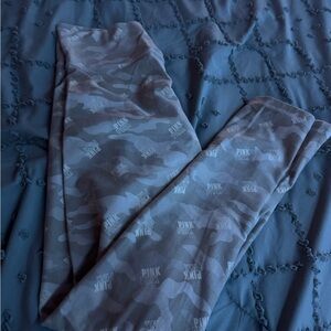 PINK Victoria's Secret Gray Camo Leggings